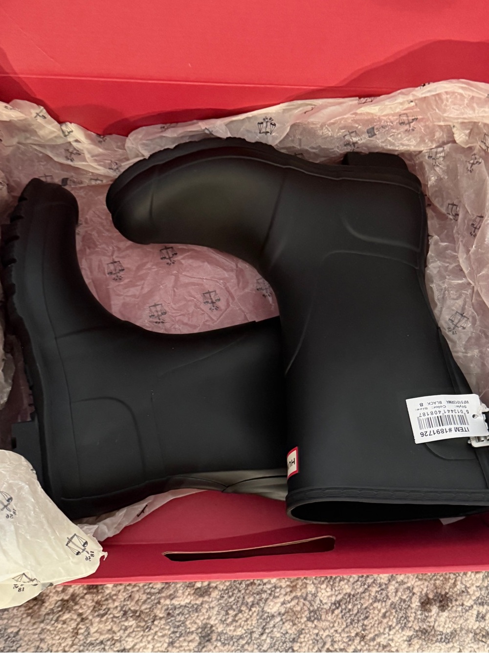 HUNTER BOOTS WOMENS ORIGINAL SHORT BACK ADJUSTABLE BOOT - Picture 6 of 8
